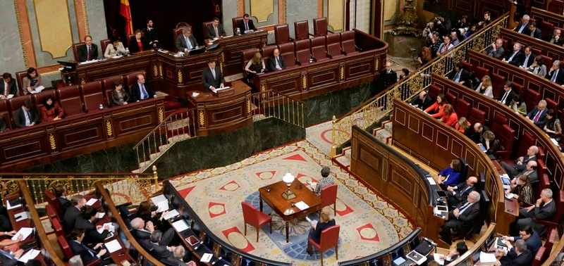 Momentos antes de la votación